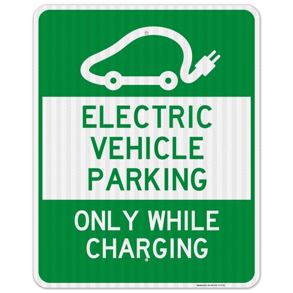 Electric Vehicle Parking Sign,