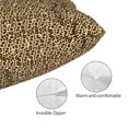 thumbnail image 3 of Zufioo Leopard Print Brown Print Double-Sided Throw Pillow Cover, Pillow Protector Home Decor - With Hidden Zipper, Suitable for Bedroom, Living Room, Car Interior-20"x30", 3 of 6