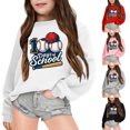 thumbnail image 3 of WOYY Toddler Girls 100 Days Of School Sweatshirt Letter Graphic Pullover Top, Sizes 3-4T, 3 of 3