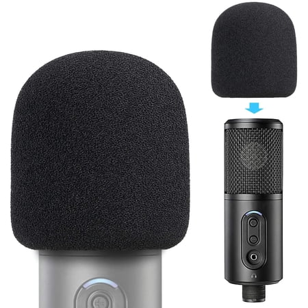 ATR2500x Pop Filter Foam Cover - Mic Windscreen Customized for Audio Technica ATR2500x-USB, ATR2500-USB Cardioid