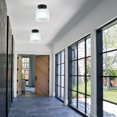 thumbnail image 2 of Semi Flush Mount Ceiling Light, Modern Kitchen Lighting Fixtures Ceiling, Rustic Ceiling Light Fixtures, Ceiling Lights with Glass Shade fo, 2 of 8