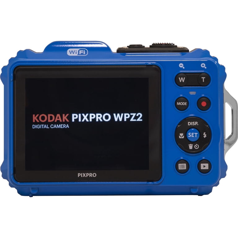 Kodak PIXPRO WPZ2 Digital Camera (Blue) + Extra Battery + 1 Yr