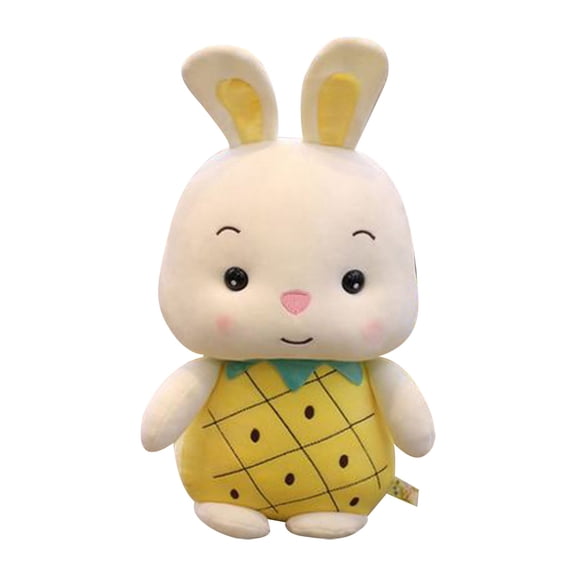 ZMKIAG Funny Piggy & Bunny Plush with Adorable Fruit Design - 9.05 Inch Soft Stuffed Animal Set for 𝗞𝗶𝗱𝘀, Easter Plush Dolls for 𝗕𝗼𝘆𝘀 & 𝗚𝗶𝗿𝗹𝘀, Cute Decor for Spring and Nursery