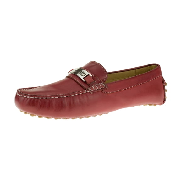 Mens Moccasin Rio Red Leather Comfort Driving Shoes DTI