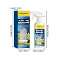 thumbnail image 4 of Headstone Restoration and Cleaning Spray, Stone Cleaner Gravestone Cleaning, Restoring and Protecting Tombstones Efficient Cleanings,No Damage to Stone for Gravestone Granite Marble Limestone, 4 of 10
