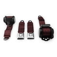 thumbnail image 2 of 1978-82 Corvette Single Retractor Shoulder Seatbelt System PushButton - Maroon, 2 of 3