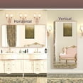 thumbnail image 4 of Depuley 60" x 30" Rose Gold Modern Wall Mirror,Rectangular Vanity Makeup Mirror for Bathroom and Bedroom,Multiple Sizes, 4 of 7