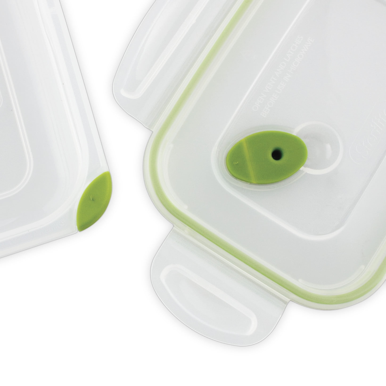 Sterilite Ultra•Seal™ 3.1 Cup Rectangle, Latching Food Storage Container, Airtight Watertight Seal, Green, 6 Count