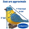 thumbnail image 4 of Banberry Designs Figuras de Bluebird, juego de 3 estilos, 4 pulgadas de alto, 4 of 5