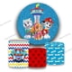 thumbnail image 2 of Fondo de fiesta de Paw Patrol Skye Marshall Everest con cubierta redonda para niña, fondo de cumpleaños, decoraciones elásticas cilíndricas para perros Moto HQ, 2 of 4