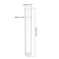 thumbnail image 2 of Unique Bargains 20x153mm Tubes à Essai en Plastique à Base Ronde avec Bouchons en Liège 20 Pack, 2 of 5