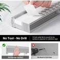 thumbnail image 2 of LazBlinds Cordless Cellular Shades for French Doors, No Drill French Door Blinds for Privacy, Light Filtering Honeycomb Shades for Front Door Patio Sliding Glass Door, 1 Pack, 22" W x 78" H, Grey, 2 of 6