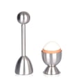 thumbnail image 1 of Topper de huevo de acero inoxidable con mango de silicona ZefeiWu 9024715128867, 1 of 4