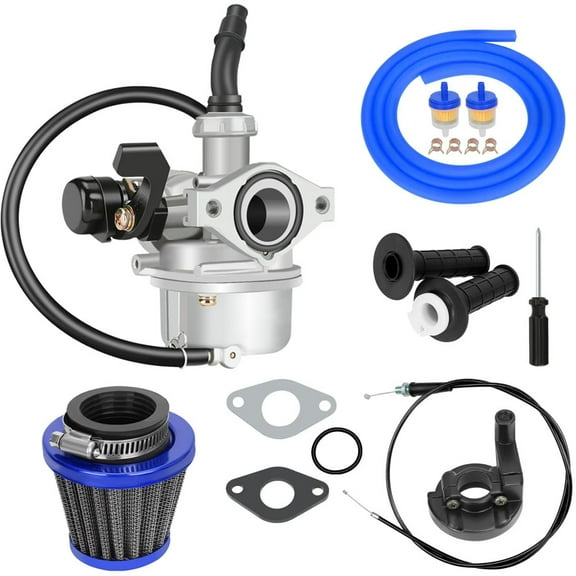 PZ19 19mm Carburetor Suitable for Apollo TaoTao Baja Coolster 110cc 125cc 50cc 70cc Pit Dirt Bike ATV SSR Xmotos X-Pro Chinese 4 Wheel Quad 4 Stroke Parts with 7/8 22mm Throttle Grip