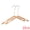 Silver, variant on Unique Bargains 2Pcs Wood Nonslip Rope Durable Hangers Black