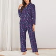thumbnail image 2 of Naloa Dance Skull Star Pajamas for Women Set, Womens Pajama Sets, Lounge Sets for Women, 2pjs for Women-XX-Large, 2 of 7