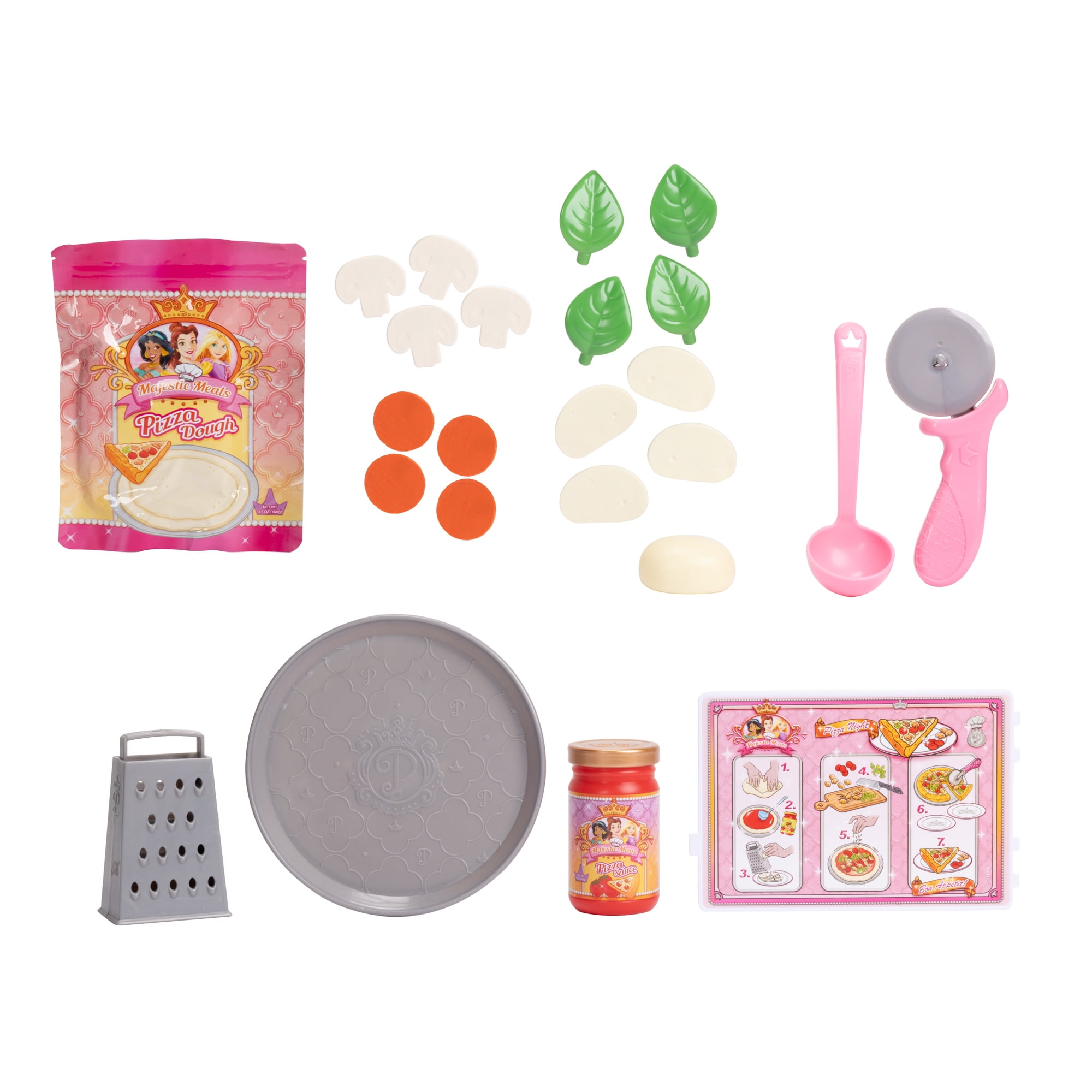 Disney Princess Majestic Meals Pizza Night Pretend Food Play Meal Kit  (图5) Disney Princess Majestic Meals Pizza Night Pretend Food Play Meal Kit  (图5)