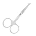 thumbnail image 1 of Rounded Tip Nose Scissors, Novel Safe Beauty Scissors Sturdy Easy To Clean  for Triming the Hair, 1 of 7