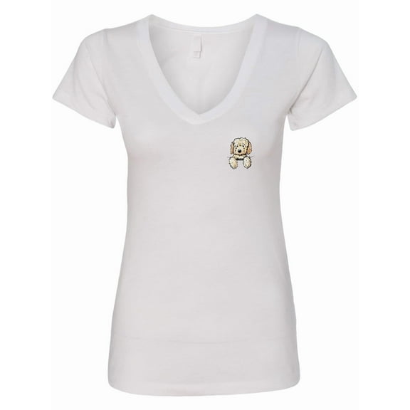 Inktastic Pocket Goldendoodle Women's V-Neck T-Shirt