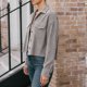 thumbnail image 3 of AUNVITO Women's Corduroy Button Up Shacket Long Sleeve Open Front Cardigan Casual and Cozy Outerwear, 3 of 7