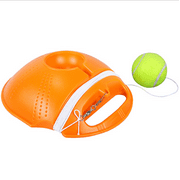 Tennis Trainer Rebound Baseboard Tennis Ball Self-Study Practice Tool Equipment Sports Exercise for Beginner Orange