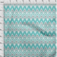thumbnail image 3 of oneOone Viscose Chiffon Fabric Chevron Ikat Decor Fabric Printed BTY 42 Inch Wide, 3 of 4