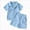 D81-Blue, variant on Toddler Boy Summer Clothes Outfits 2 Pcs Kids Cotton Short Sleeve Shirt Shorts Set 6-12 Months 12-24 Months 2t 3t 4t 5t 6t 7t Children,Kids Cotton Shorts Set 12-18 Months