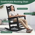 thumbnail image 3 of SERWALL Oversize Rocking Chairs Set of 2, Outdoor Rocker for Porch, HDPE Rocking Chairs, 3 of 9