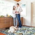thumbnail image 2 of Ottomanson Machine Washable 100 Dollar Bill Non-Slip Rubberback 5x7 Money Rug, 5' x 6'6", Multicolor, 2 of 8