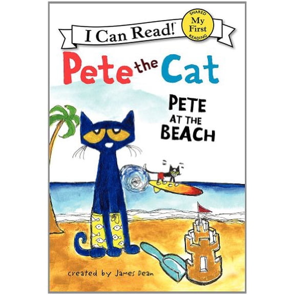 Pre-Owned Pete the Cat: Pete at the Beach (My First I Can Read), 9780062110732, 006211073X, Hardcover,