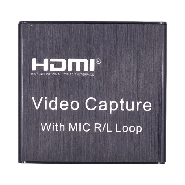 Tarjeta de captura de vídeo USB con bucle a ordenador portátil USB2.0 Baoblaze tarjeta de captura de video hdmi