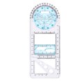 thumbnail image 1 of CEHVOM Multifunctional Student Math Ruler,Multifunctional Rotatable Active Math Ruler Drawing Template, 1 of 1
