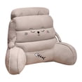 thumbnail image 1 of Bed Backrest Pillow For Reading And Support In Bed With Armrests Lumbar For Sofa Chair Floor And Dorm Use Polyester Fill And Cozy Support, 1 of 5