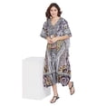 thumbnail image 5 of Women's Plus Size Kaftans Dresses for Women Full Length Maxi Dress Long Kaftans for Plus Size Ladies Kimono Online by Oussum, 5 of 8