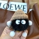 thumbnail image 2 of Lindo llavero de felpa suave y esponjoso llavero tejido de lana para mujer mochila de coche accesorios para monedero, 2 of 5