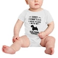 thumbnail image 2 of Sorry I Can't I Have Plans With My Sealyham Terrier Love Pet Dog Funny Baby Jumpsuits (White, 18-24 Months), 2 of 5