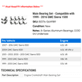 thumbnail image 2 of Main Bearing Set - Compatible with 1999 - 2016 GMC Sierra 1500 2000 2001 2002 2003 2004 2005 2006 2007 2008 2009 2010 2011 2012 2013 2014 2015, 2 of 2