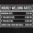 thumbnail image 3 of CafePress - Hourly Welding Rates T Shirt - Men's Classic Graphic Cotton T-Shirt, 3 of 4