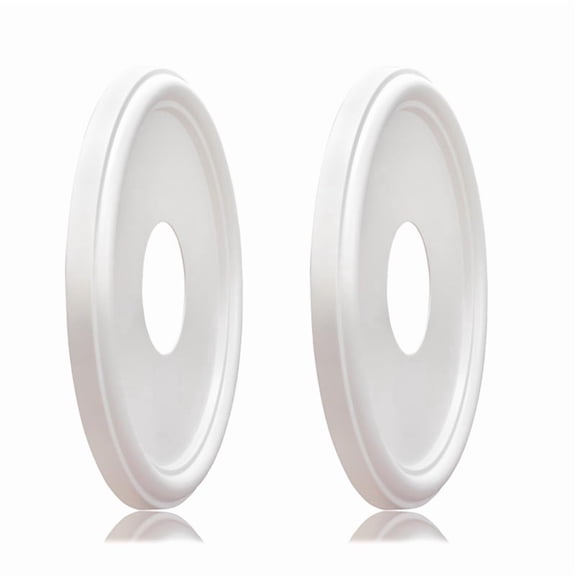 Molded PU Ceiling Medallion for Light Fixtures and Ceiling Fans,13x4x1-1/8in(OD X ID X  (Fits Canopies Up to 10-1/2in)
