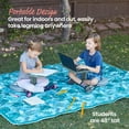 thumbnail image 4 of ECR4Kids The Surf Portable Lap Desk with Cushion, Flexible Seating, Seafoam, 10-Piece, 4 of 8