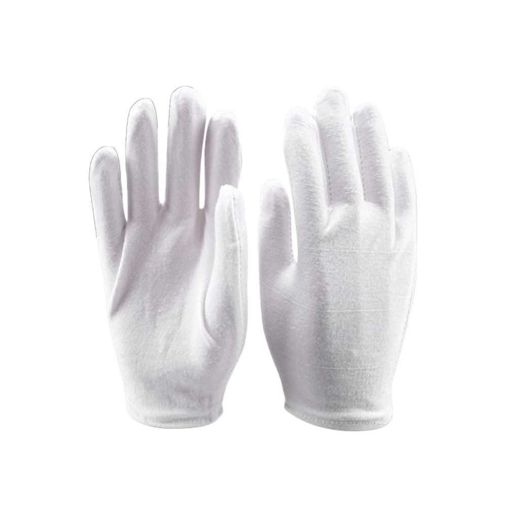 BESTONZON 4 Pair Lightweight Cotton Protective Working Gloves Cosmetic Moisturising Lining Gloves