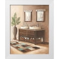 thumbnail image 3 of Gregory Gorham 20x24 White Modern Wood Framed Wall Art Titled - Bath Still Life II, 3 of 5
