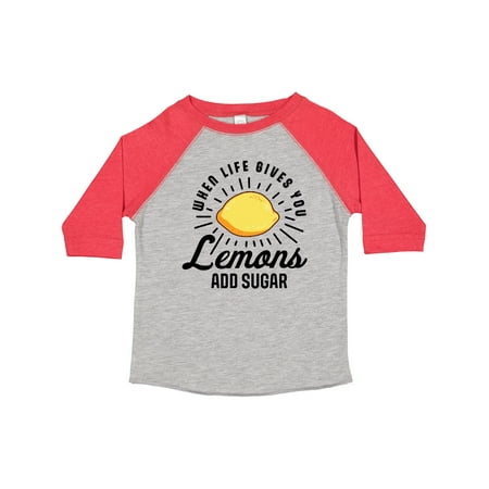 

Inktastic Summer when Life Gives You Lemons Add Sugar Gift Toddler Boy or Toddler Girl T-Shirt