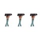 thumbnail image 1 of Sonducket 1 par de calcetines a rayas hasta la rodilla, medias únicas flexibles con apariencia de moda para disfraz de fiesta, rayas verdes y Type1 NO1, 1 of 6