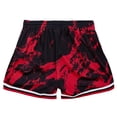 thumbnail image 3 of Women's Mitchell & Ness  Black Chicago Bulls Marble Shorts, 3 of 4