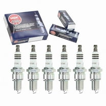 6 pc NGK 3903 Iridium IX Spark Plugs for 1765291 1UN4-18-110 32327-91 3323 4217 4709 99000-79K60-PR6 999-06910-X9-002 BY481-BPR6E EVS13P IW20 IW20TT MZ602061 W20EPR-ZU11 WR6DPX WR7DPX Ignition Wire