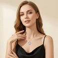 thumbnail image 3 of Midir&Etain Tree of Life Mother Necklace White Gold Plated White Opal Pendant Necklace Jewelry Mother Birthday Gifts for Women Wife Mom, 3 of 7