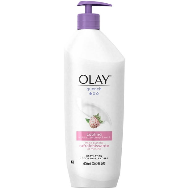 Olay Quench Cooling White Strawberry & Mint Body Lotion, 20.2 fl oz