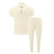 thumbnail image 4 of Camisas de Manga Corta para Hombres Turndown Collar 2 Piezas con Pantalones, Casual Hogar Y Uso Diario, Conjuntos Cortos para Hombres, 4 of 4