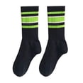 thumbnail image 3 of DHFJKG 5 Pairs Crew Socks For Women Knitted Stripped Preppy Style Calf Socks Breathable Cozy Stockings, 3 of 3